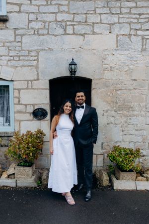 Romantic engagement photos in Painswick, Gloucestershire.