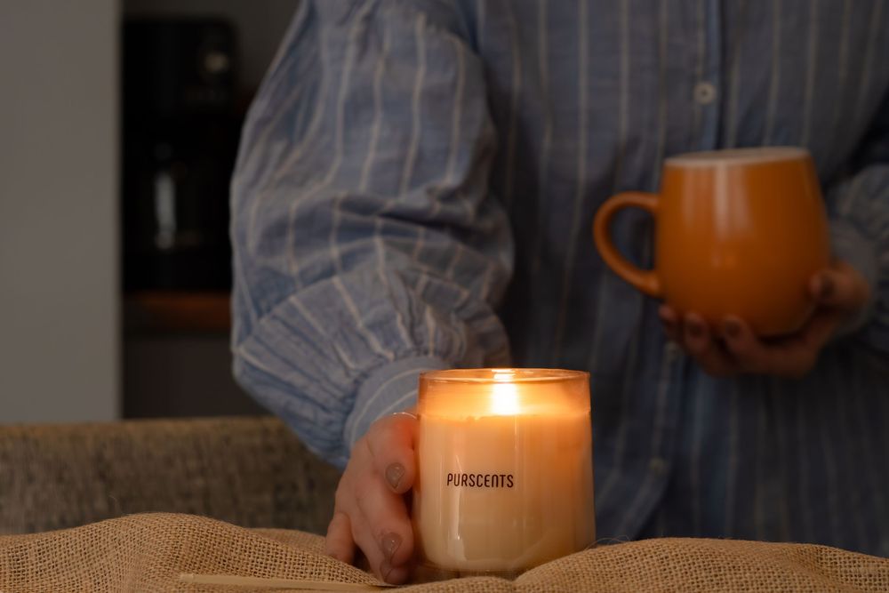 Purscents candles - good for you, good for your home and good for the environment. Photographed by BLOOM Fabulous Photography.