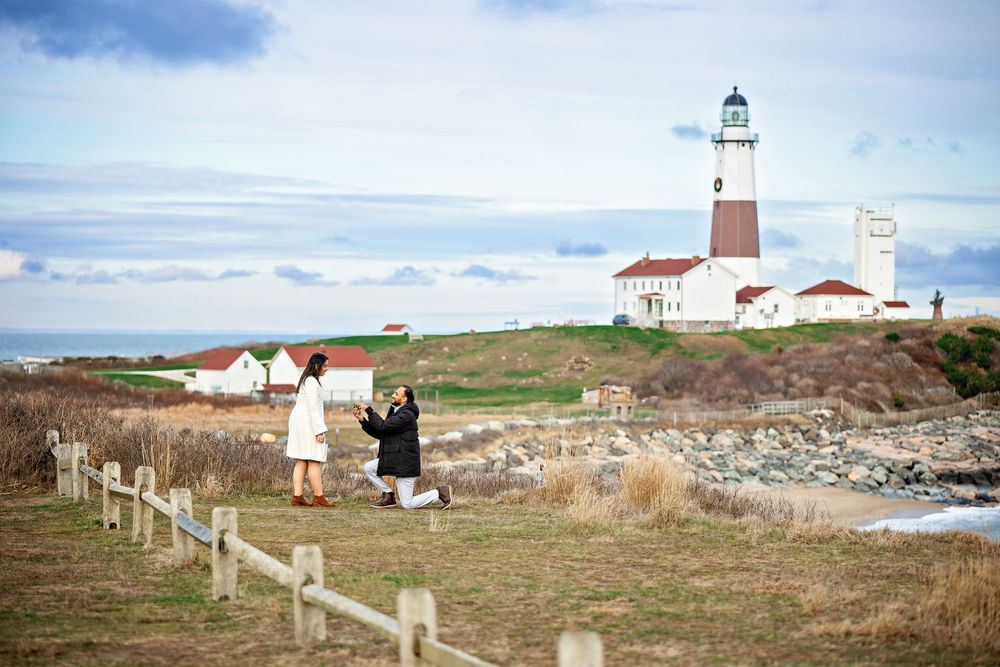 Scenic lighthouse views along the New England coast showing various angles of the historic maritime structure and grounds.