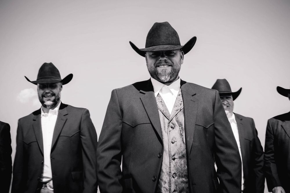 Wedding Photography - Groom and Groomsmen Photography in Dewinton, Alberta