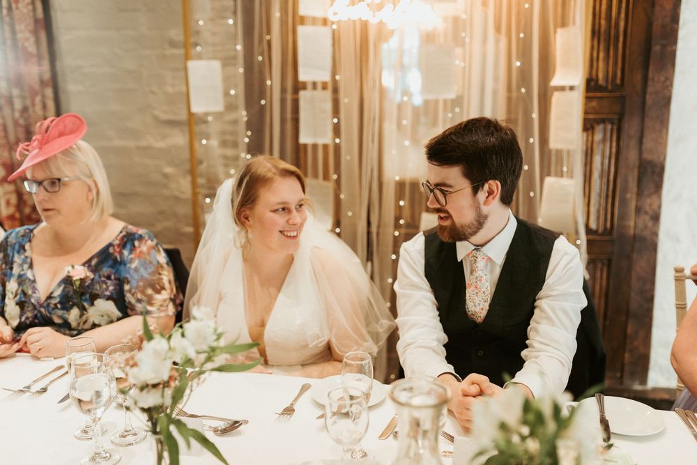 Reception at Holdsworth House Historic Wedding Venue West Yorkshire Chelle Lundy Photography