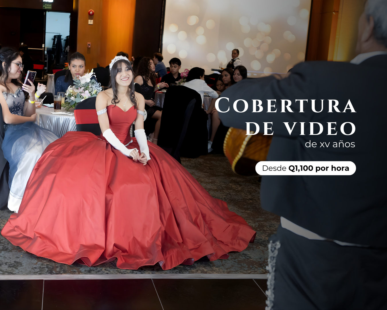 video profesional xv años en Guatemala