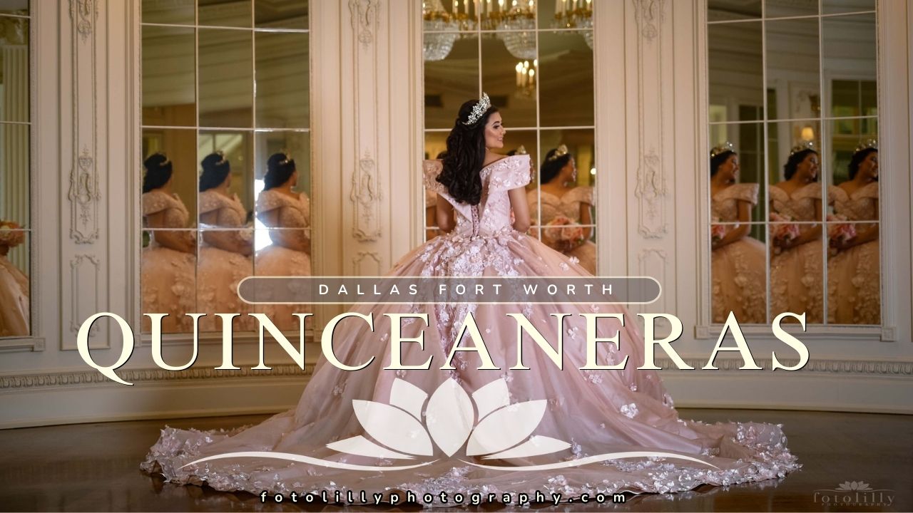Bilingual quinceañera photography team in Dallas Fort Worth serving Latino families with full coverage