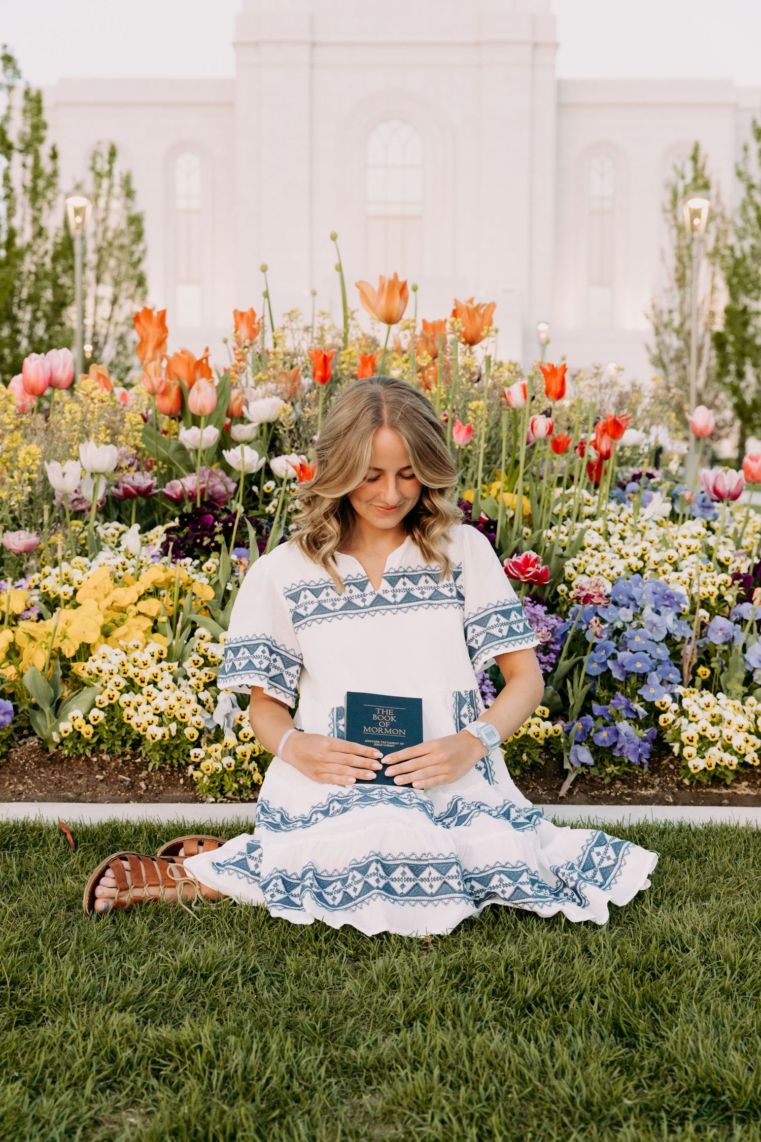Mission photo session at the Orem Utah Temple.