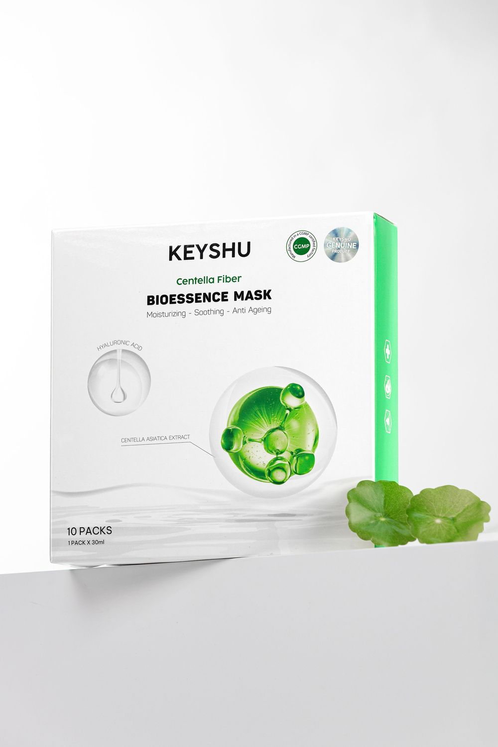 Ảnh chụp sản phẩm mặt nạ dưỡng da Keyshu concept minimal cao cấp
