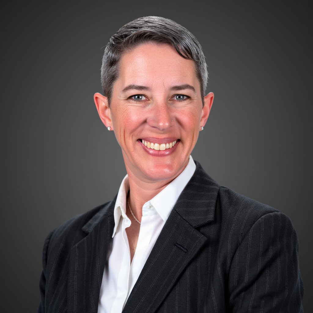 Business portrait series showing different poses and expressions in professional attire.