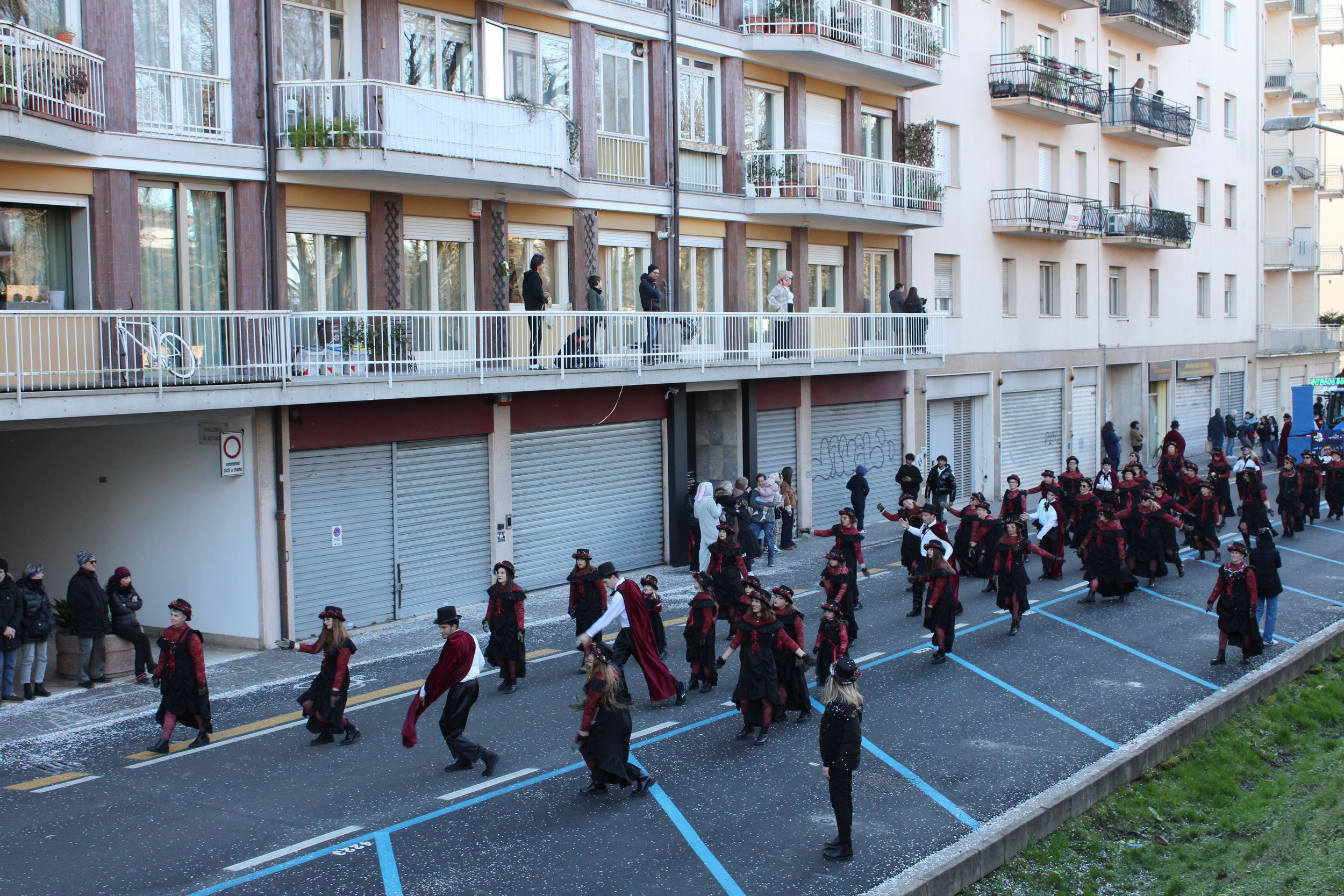 Treviso Carnival Parade 2026. The District of Santa Lucia di Castagnole with the show “The Kingdom of Shadows”.