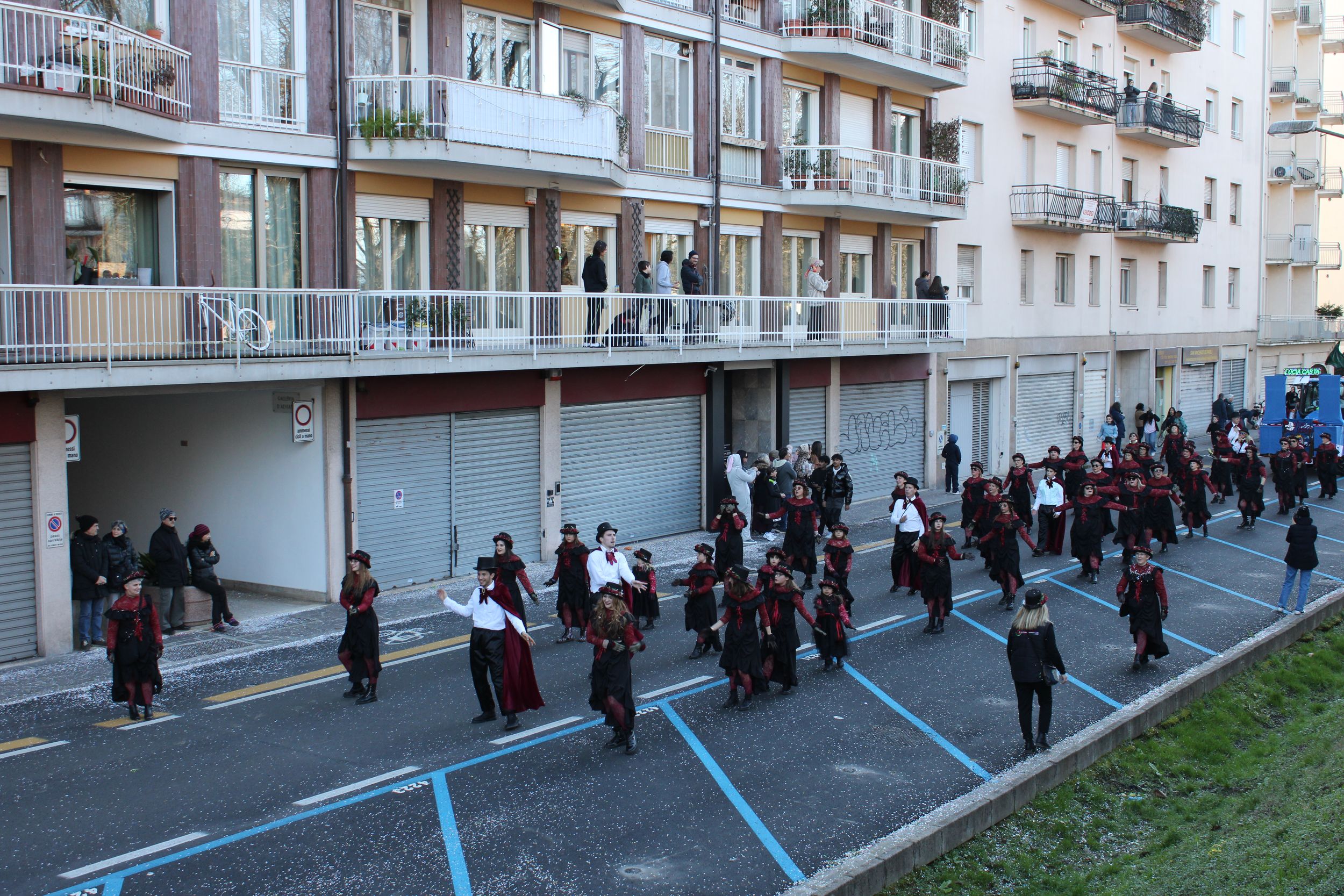 Treviso Carnival Parade 2026. The District of Santa Lucia di Castagnole with the show “The Kingdom of Shadows”.