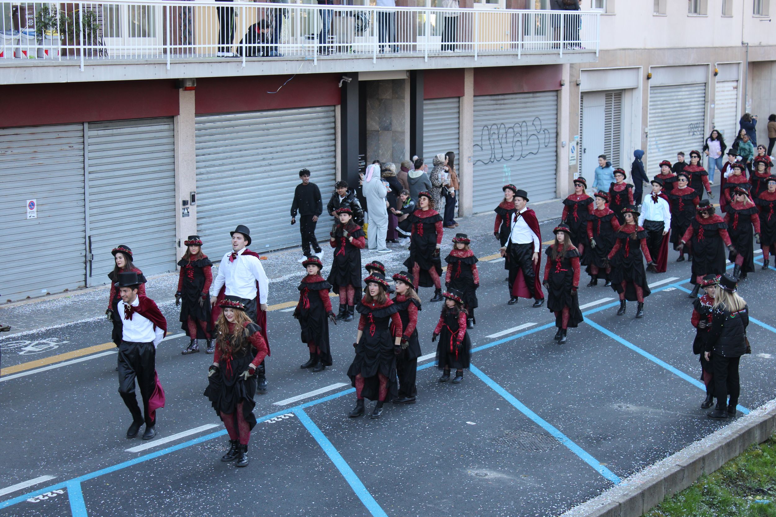 Treviso Carnival Parade 2026. The District of Santa Lucia di Castagnole with the show “The Kingdom of Shadows”.
