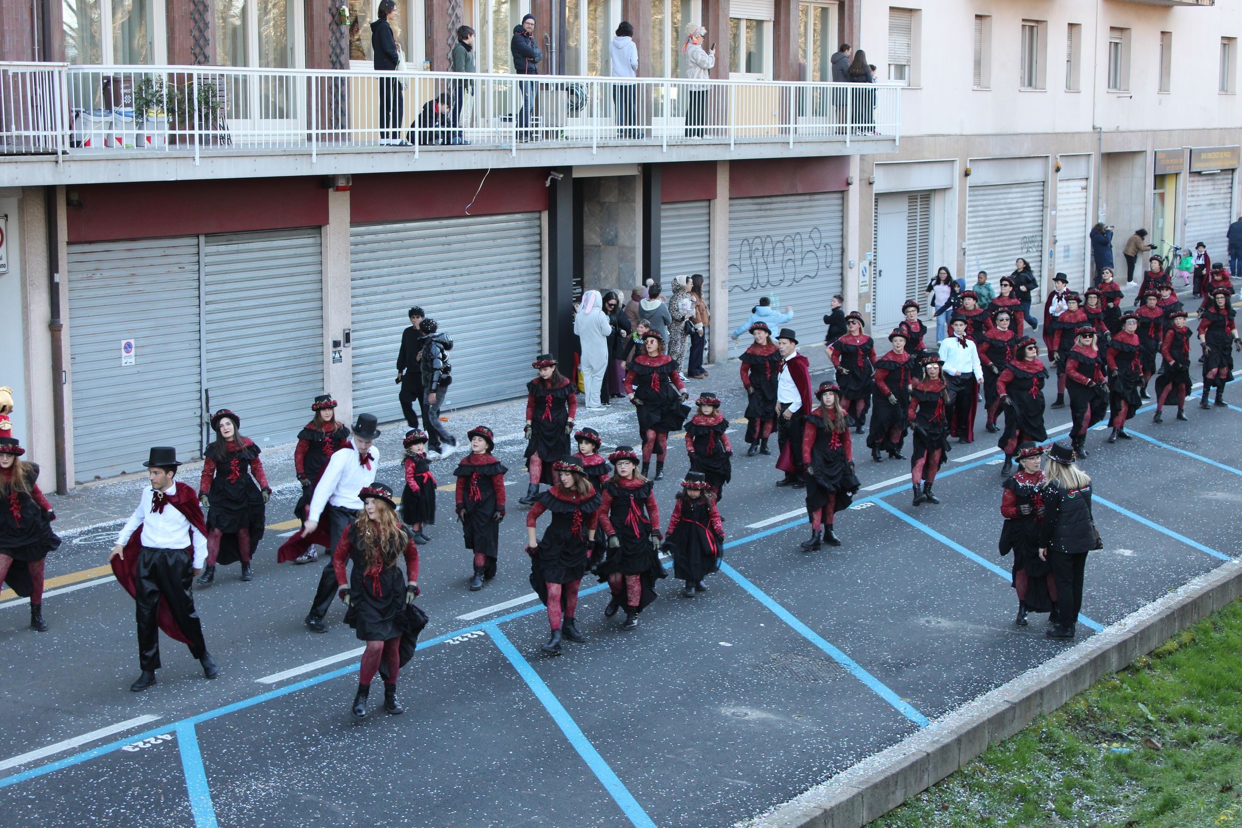 Treviso Carnival Parade 2026. The District of Santa Lucia di Castagnole with the show “The Kingdom of Shadows”.