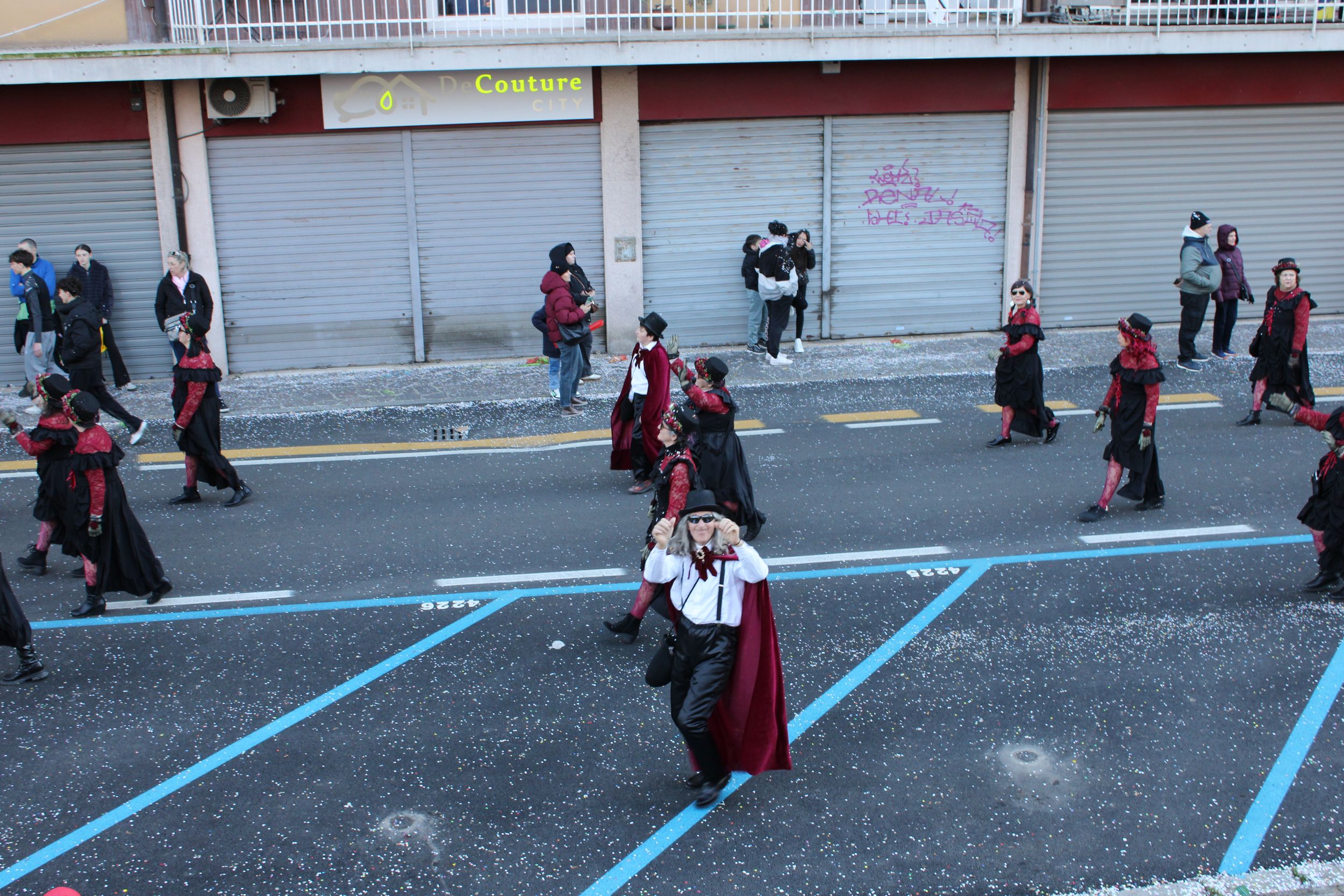 Treviso Carnival Parade 2026. The District of Santa Lucia di Castagnole with the show “The Kingdom of Shadows”.