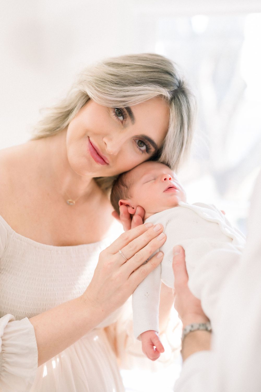 a mother and her son taken by a dc newborn photographer