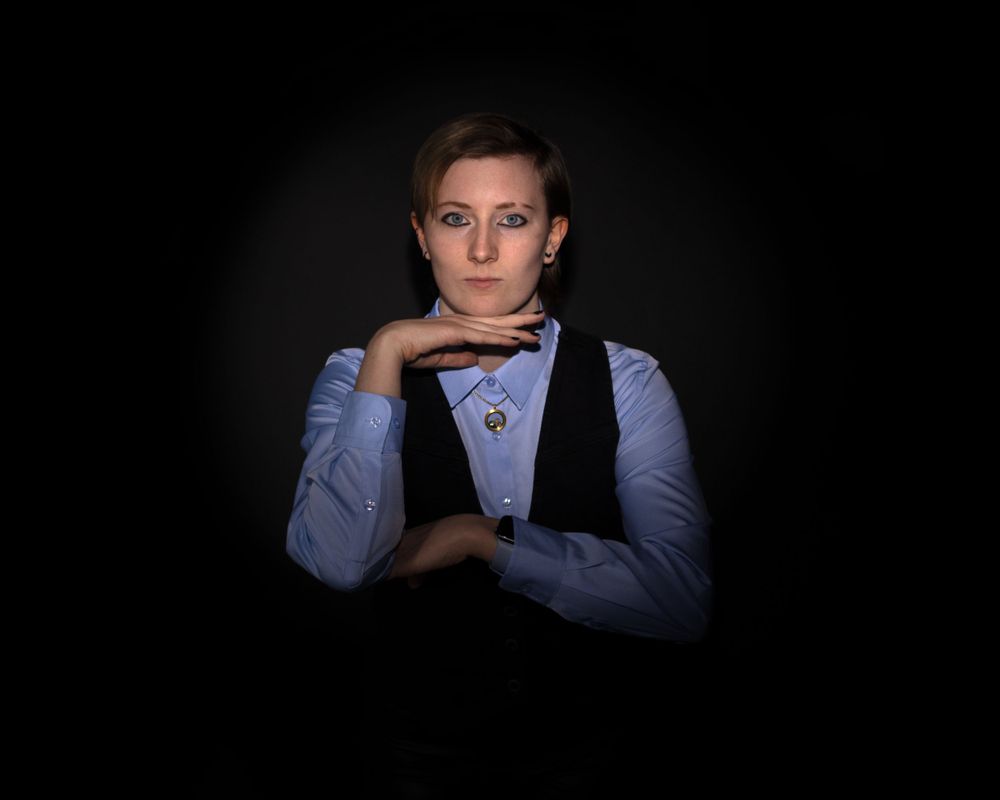 Professional studio portrait headshot