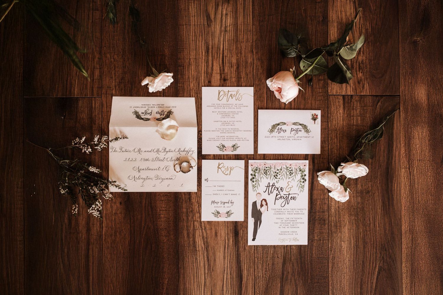 Alexa + Peyton | © Carly Arnwine Photography | Shadow Creek | Purcellville, Virginia | Erin Sellers | Dragonfly Events | Fluffy Thoughts