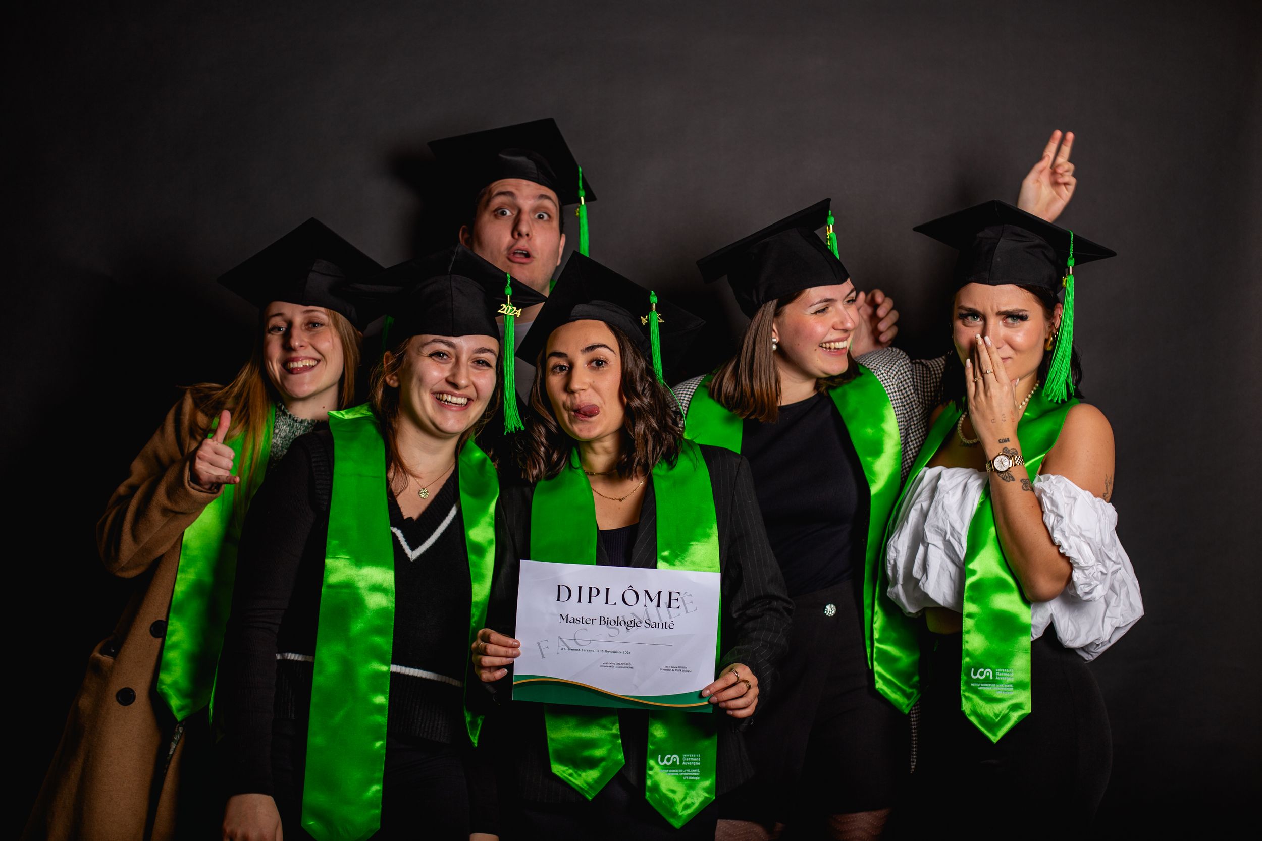 Photographie remise de diplômes pour l'université ou  l'école