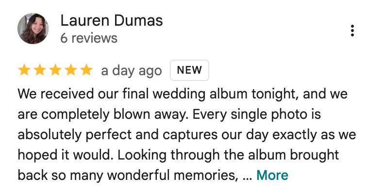 A 5-star rating display showing yellow bars with 3 reviews and a perfect score of 5.0.