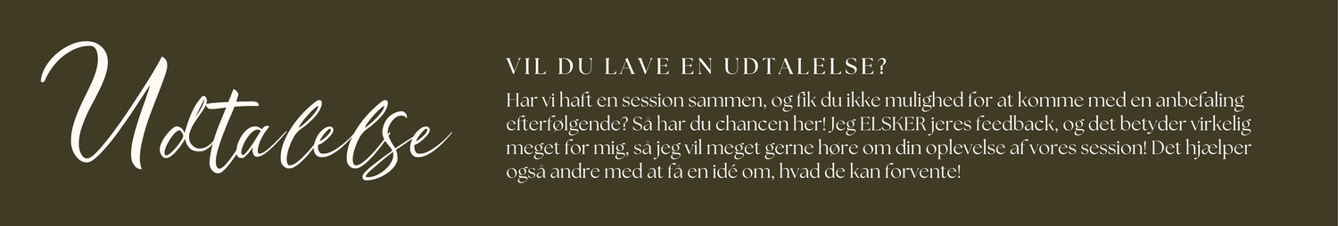 Text overlay on brown background describing photography services.