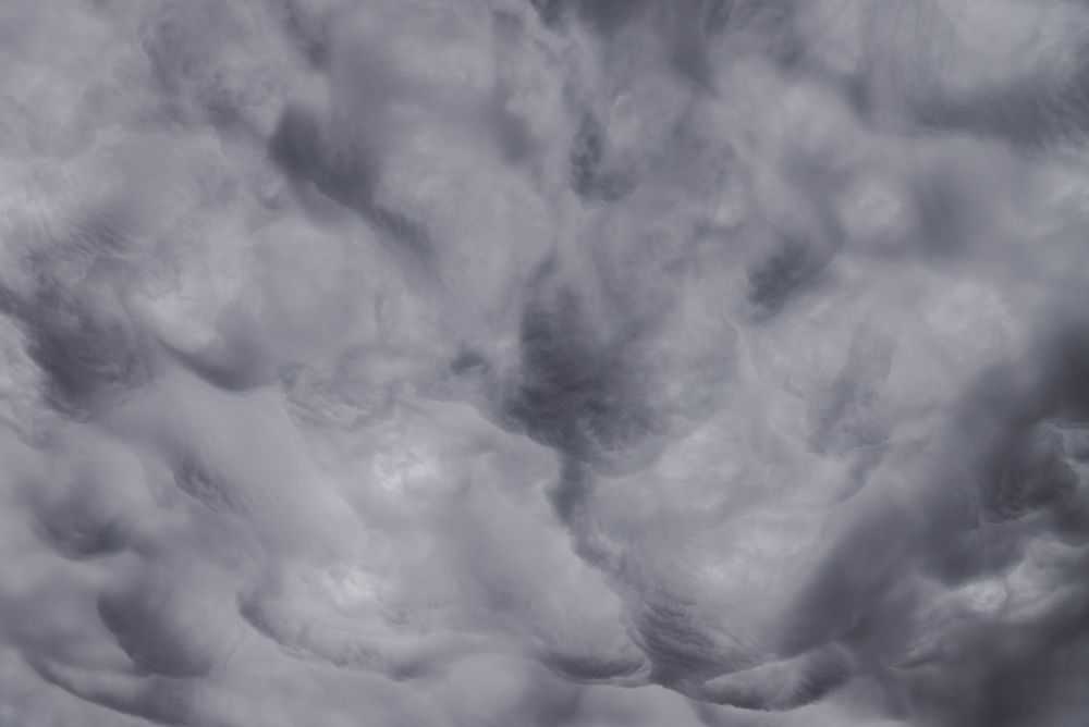 Storm clouds, Asperatus clouds over Ottawa, dynamic sky, intense cloud formations