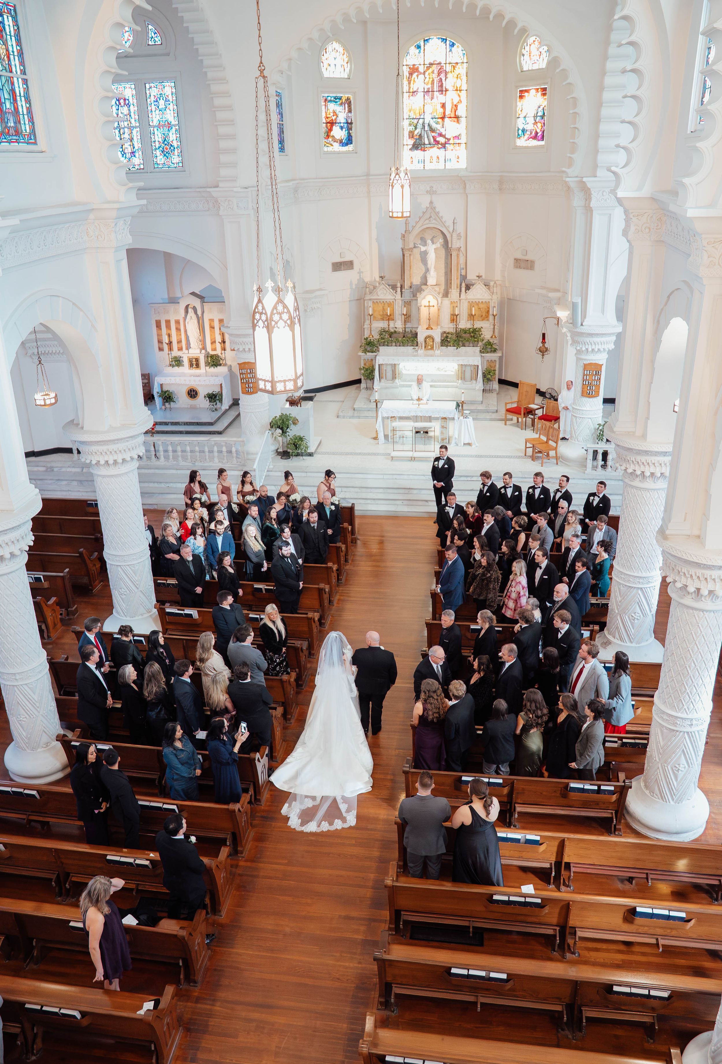 Elegant wedding portrait by Galveston Texas wedding photographer