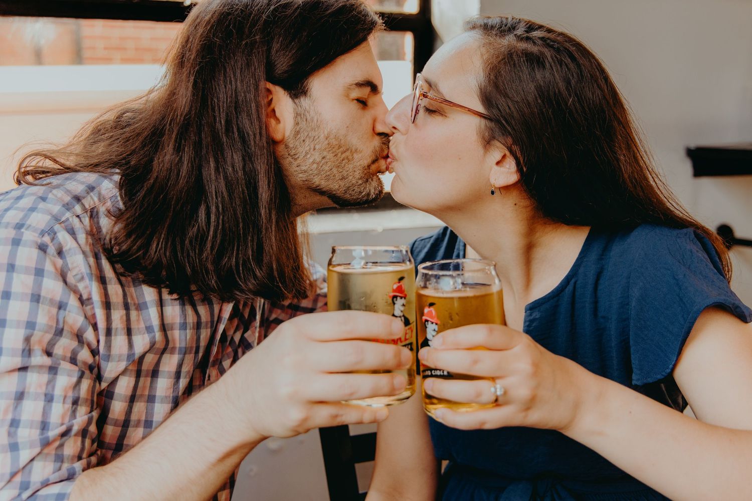 Richmond Scott's Addition engagement session at Buskey Hard Cider