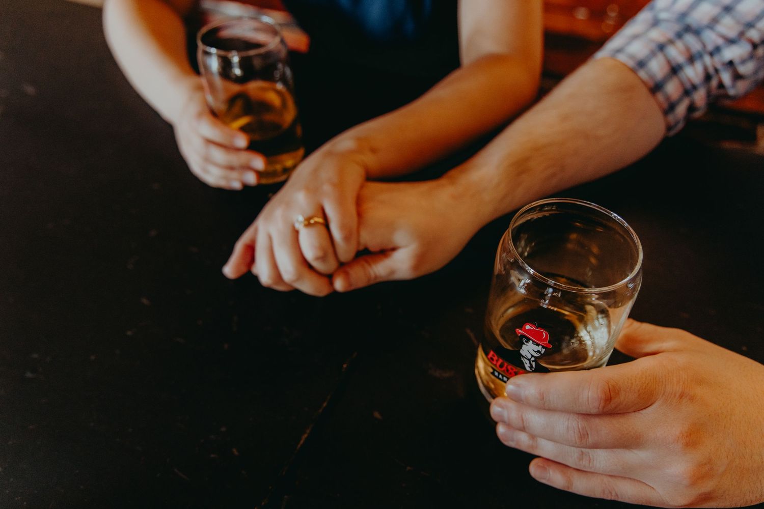 Richmond Scott's Addition engagement session at Buskey Hard Cider