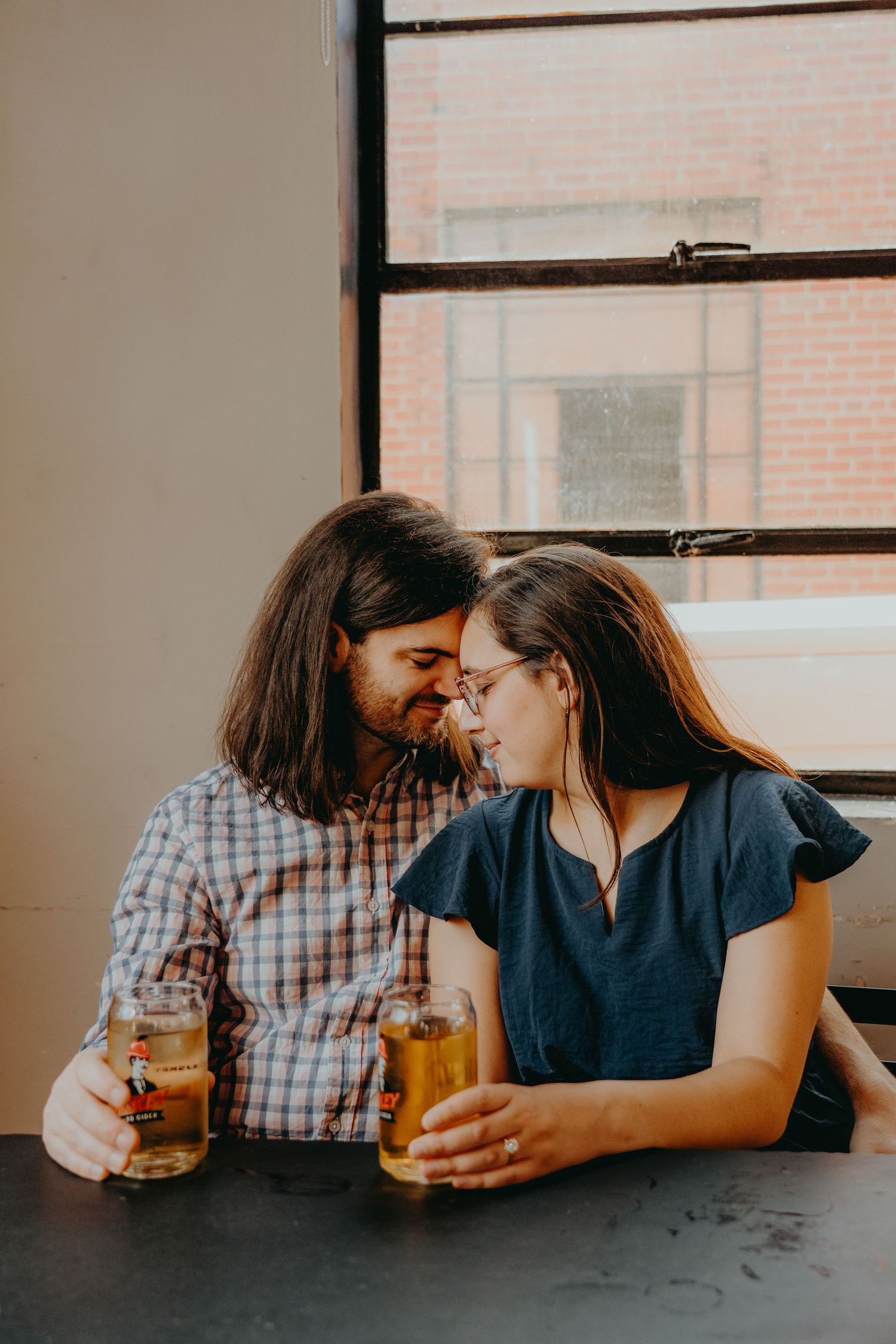 Richmond Scott's Addition engagement session at Buskey Hard Cider