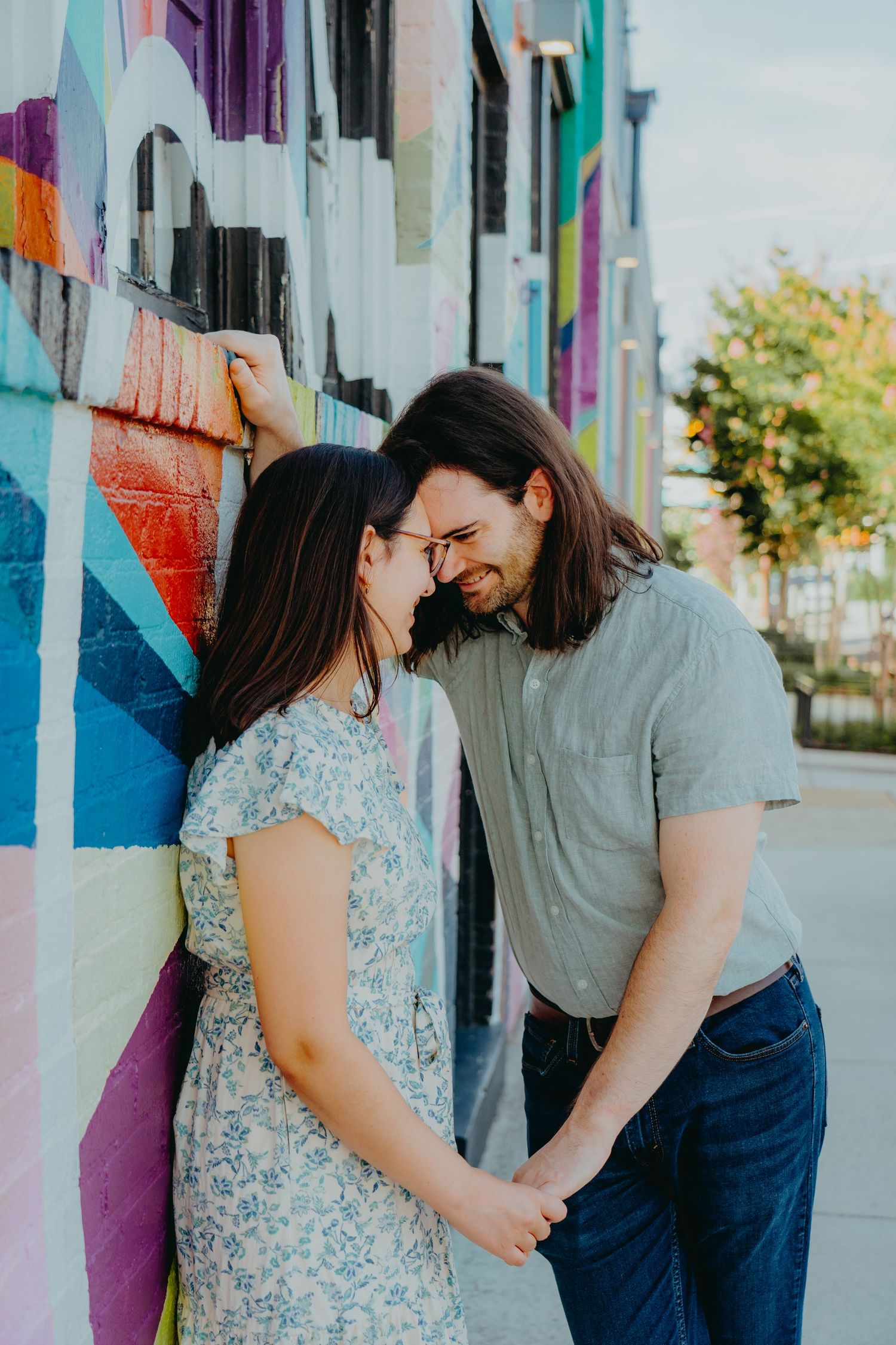 Richmond Scott's Addition engagement session at home