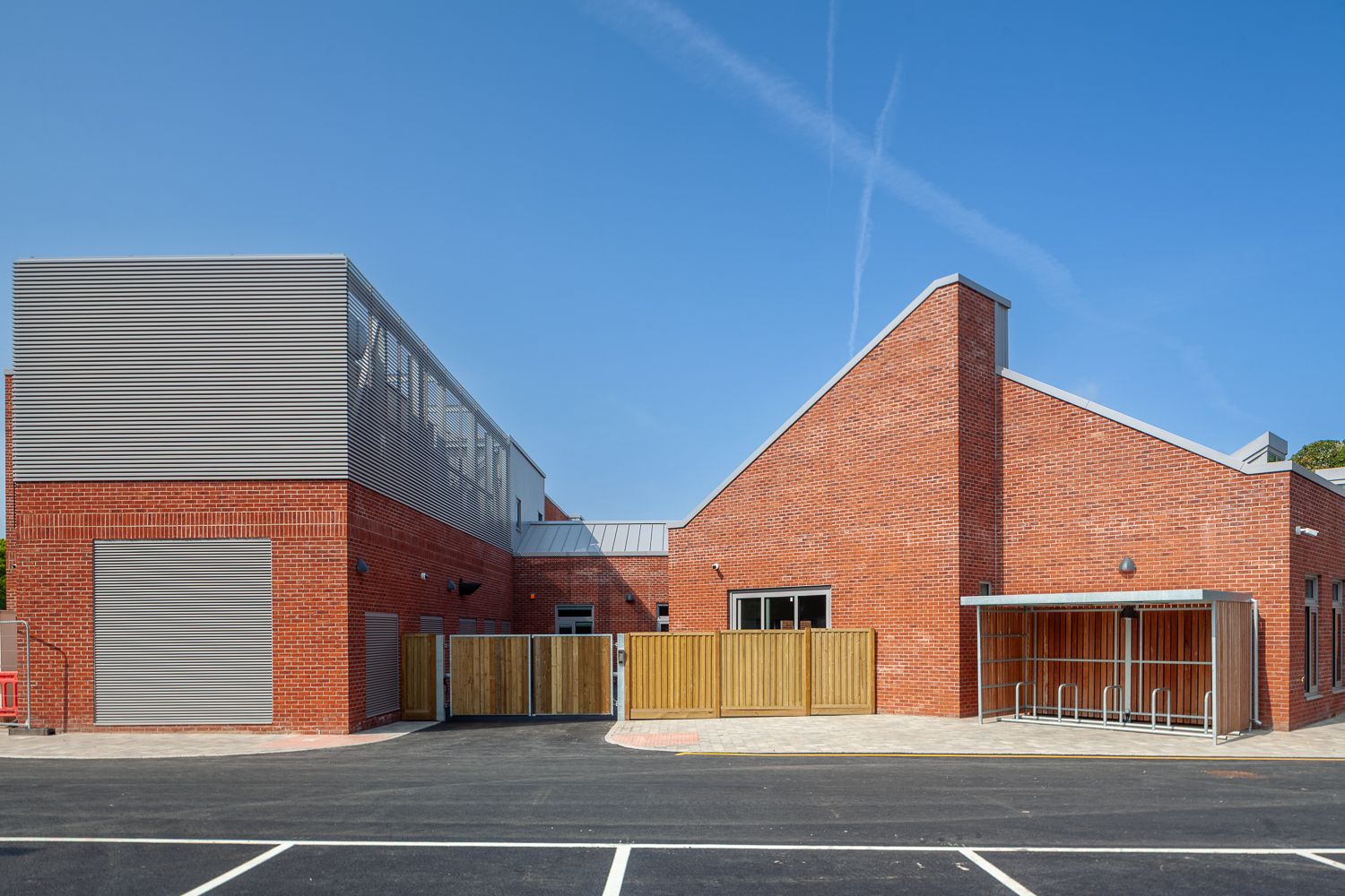 Architectural photograph of exterior of Mossley Hill Hospital Liverpool Side Elevation