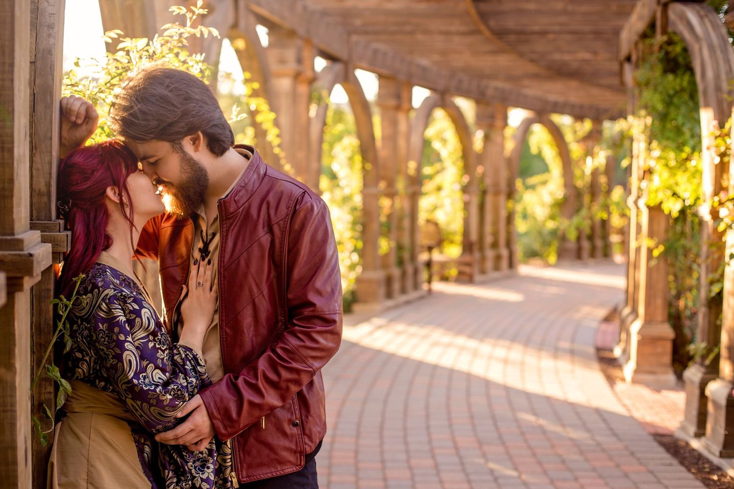 renaissance couple engagements Thanksgiving Point ashton gardens Lehi Utah