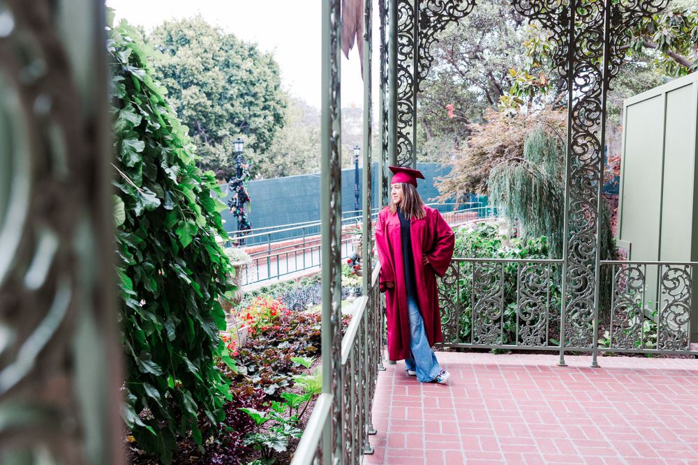 Disneyland Senior Photos, customize your own senior photoshoot, Simi Valley photographer, high school Senior props, graduation photo