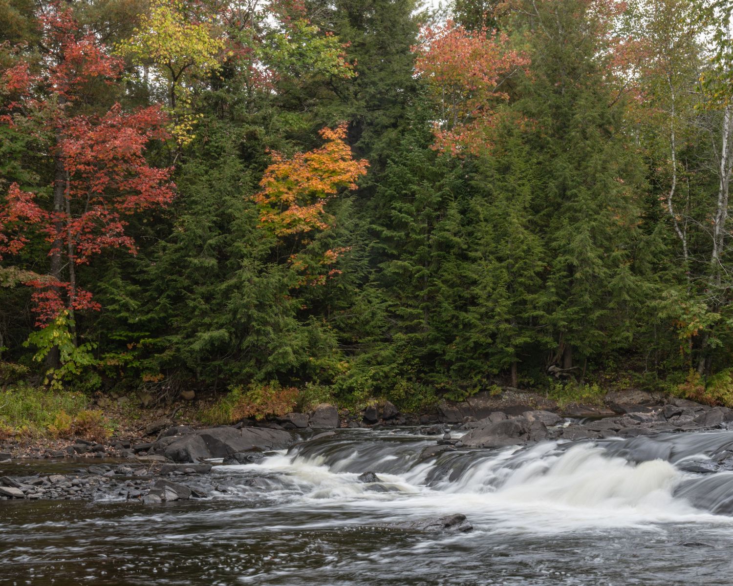 Ragged Falls Oxtongue RIver Provincial Park