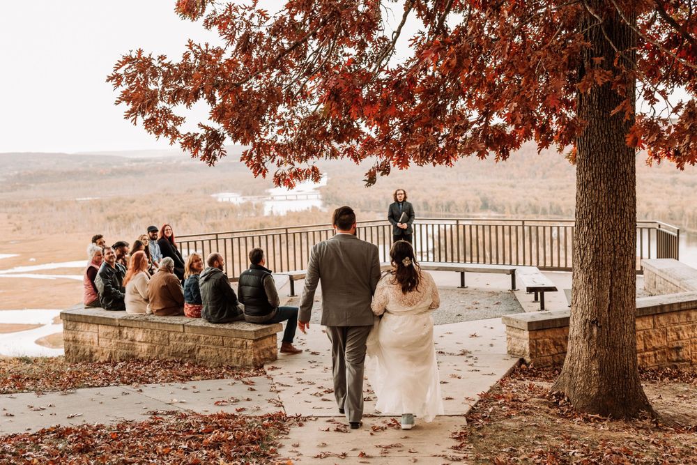 Pikes Peak State Park Wedding Ceremony
