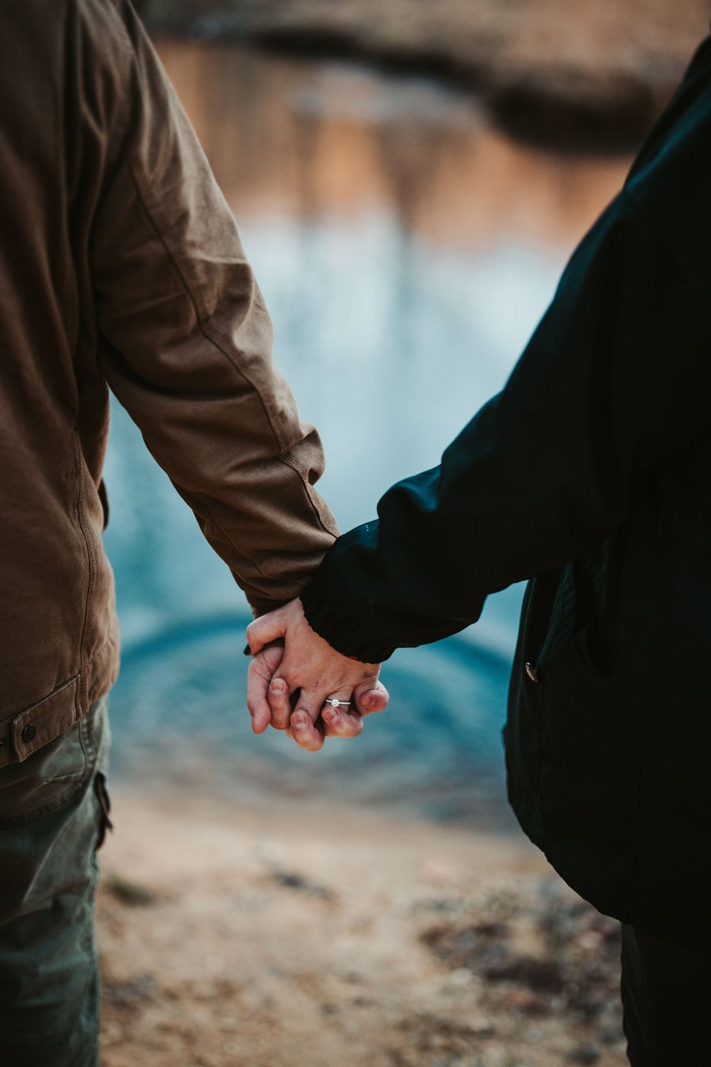 Engagement session in Calvert Cliffs State Park in Southern Maryland. Photographed by Joey Rushfield of the DMV area.