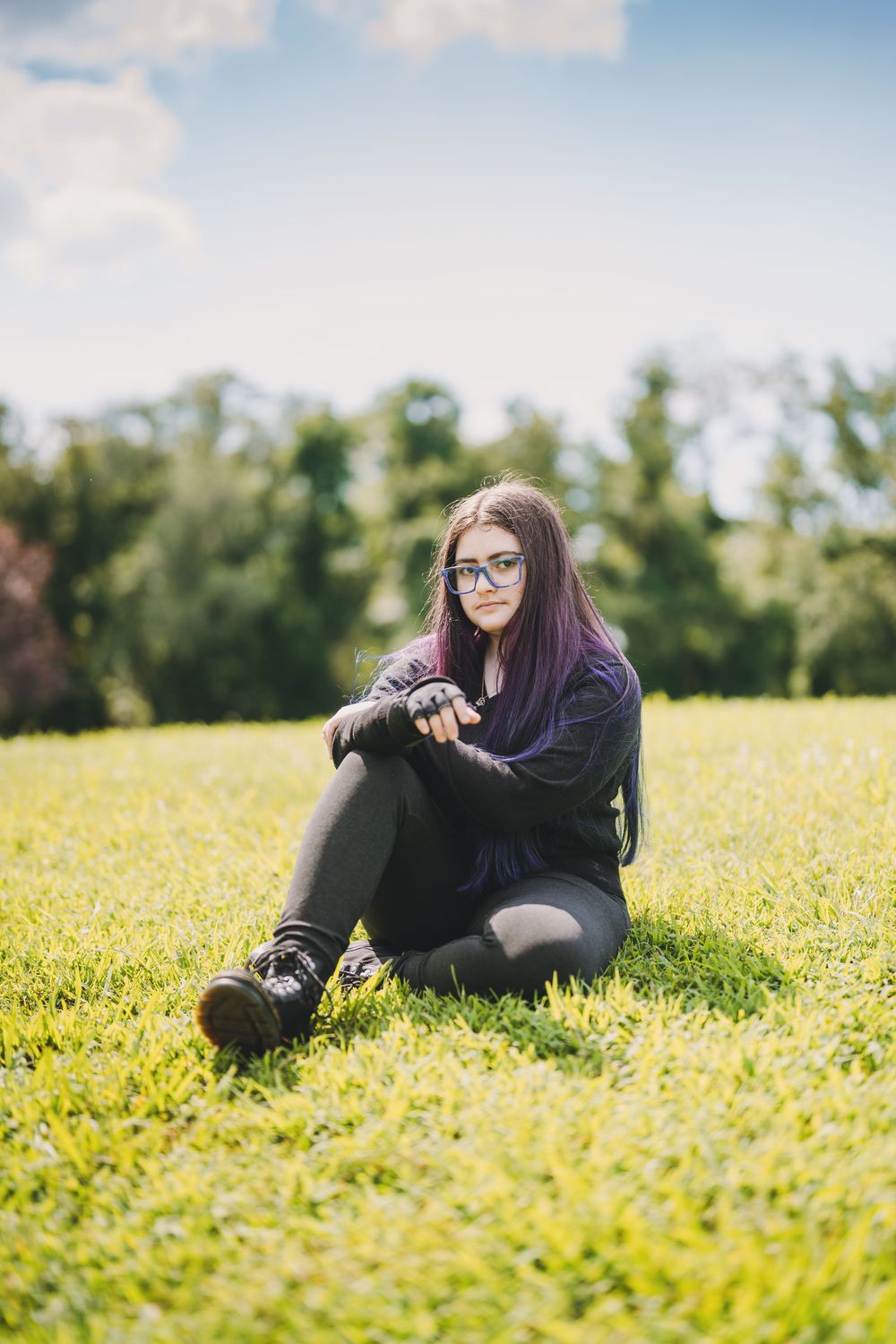 Senior Portrait at CESJDS in Rockville, MD.