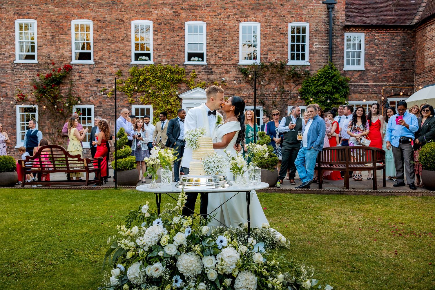 Documentary wedding photography at Bardney Hall in Lincolnshire.