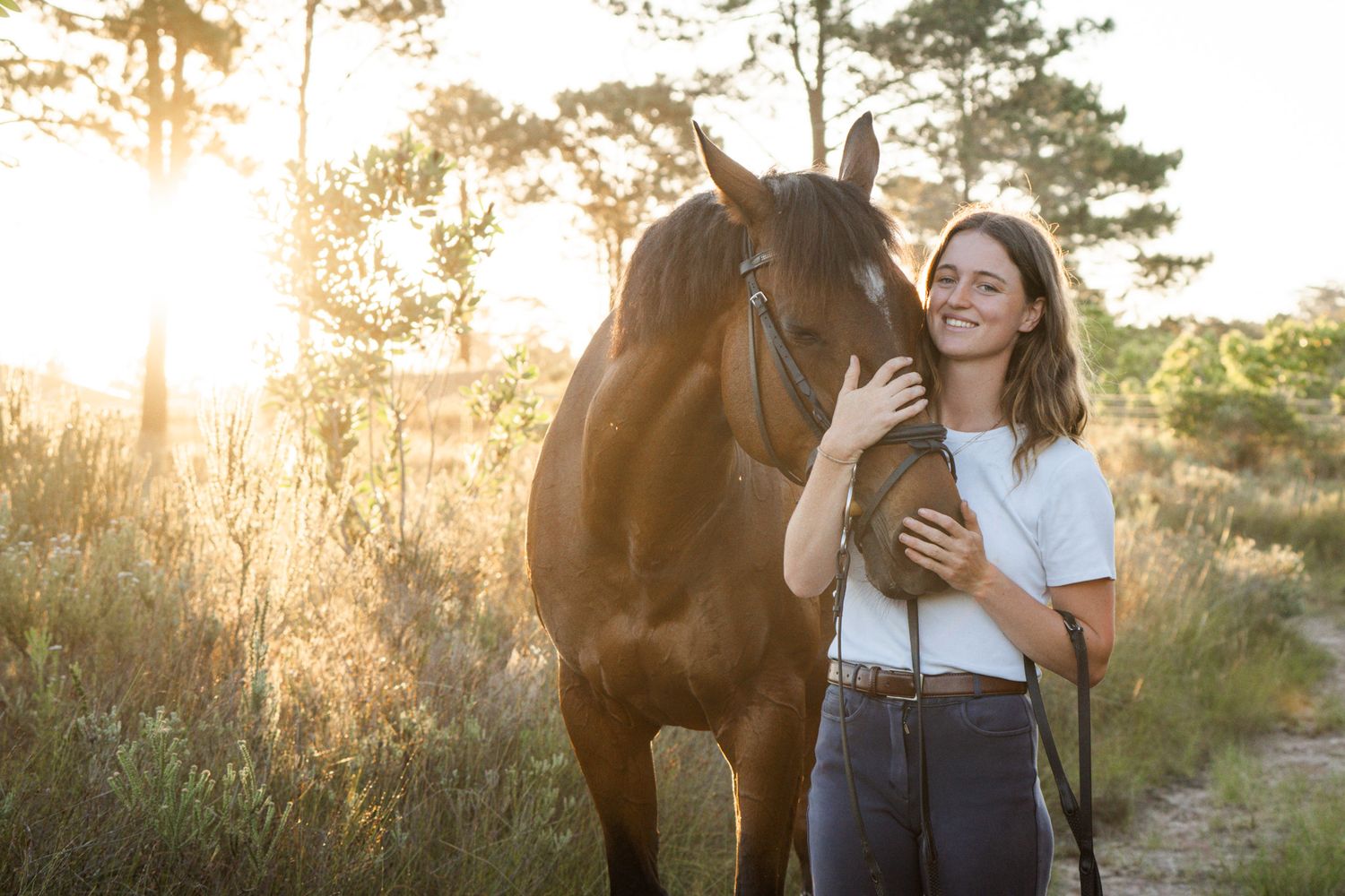 equestrian portrait photography session in the Garden Route