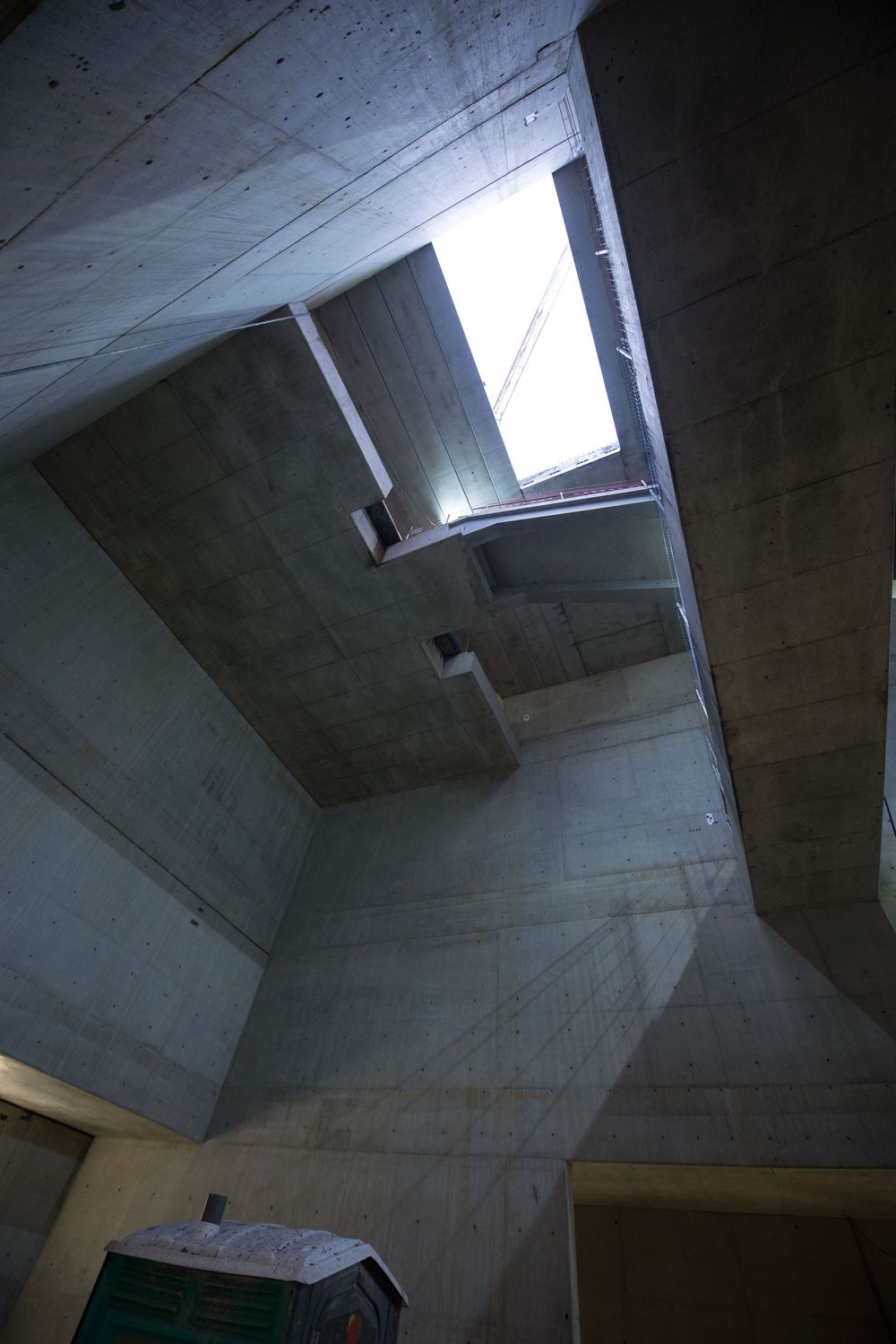 Photographie architecture béton Rennes – station métro en phase gros œuvre