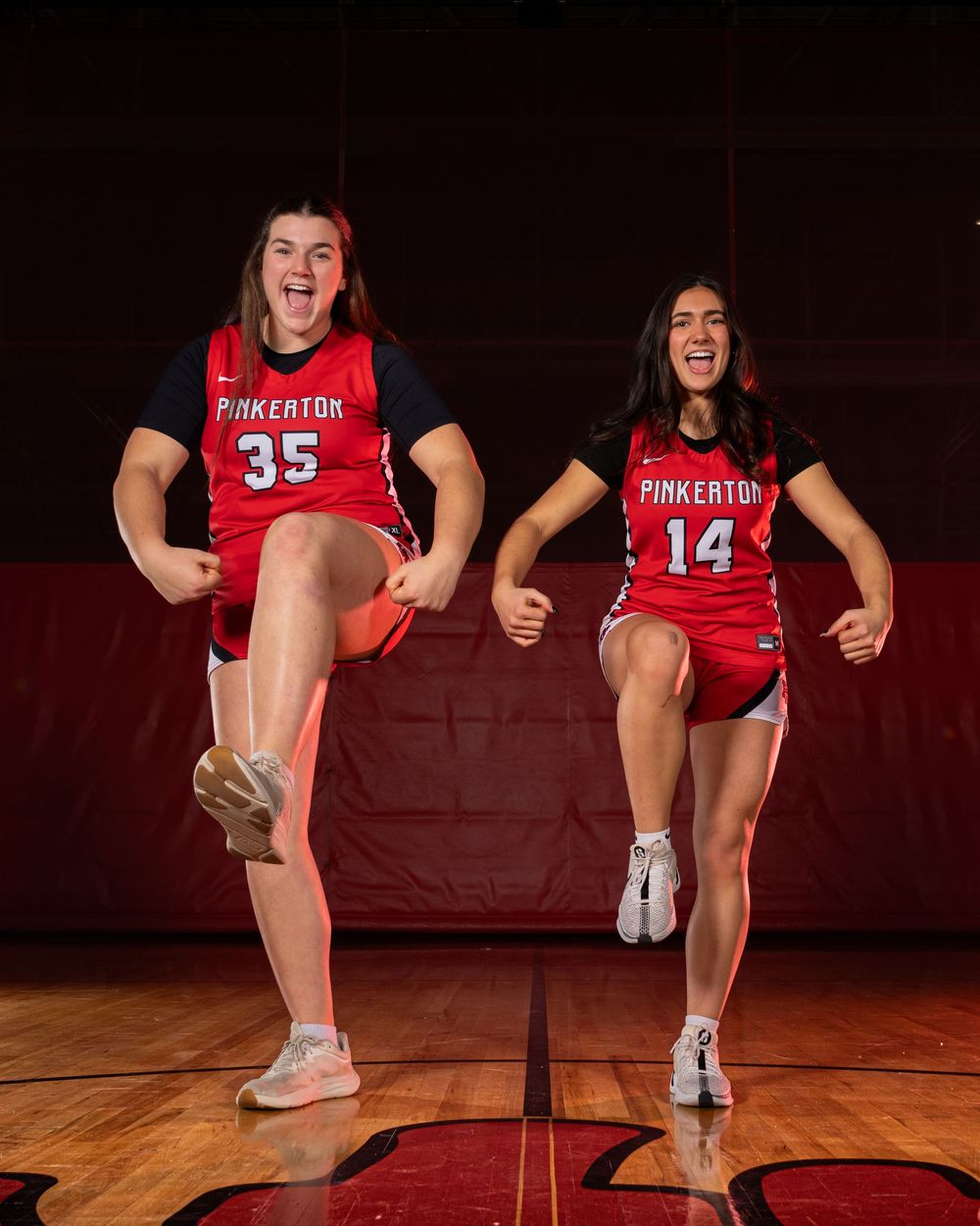 Pinkerton Academy Astros girls Basketball Fv3 Media sports photography Media Day photoshoot and creative portrait session in New Hampshire