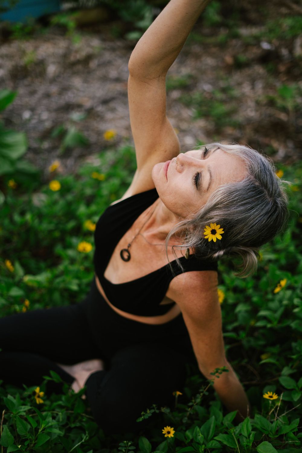 Yoga Garden Portrait Photography Melbourne Florida