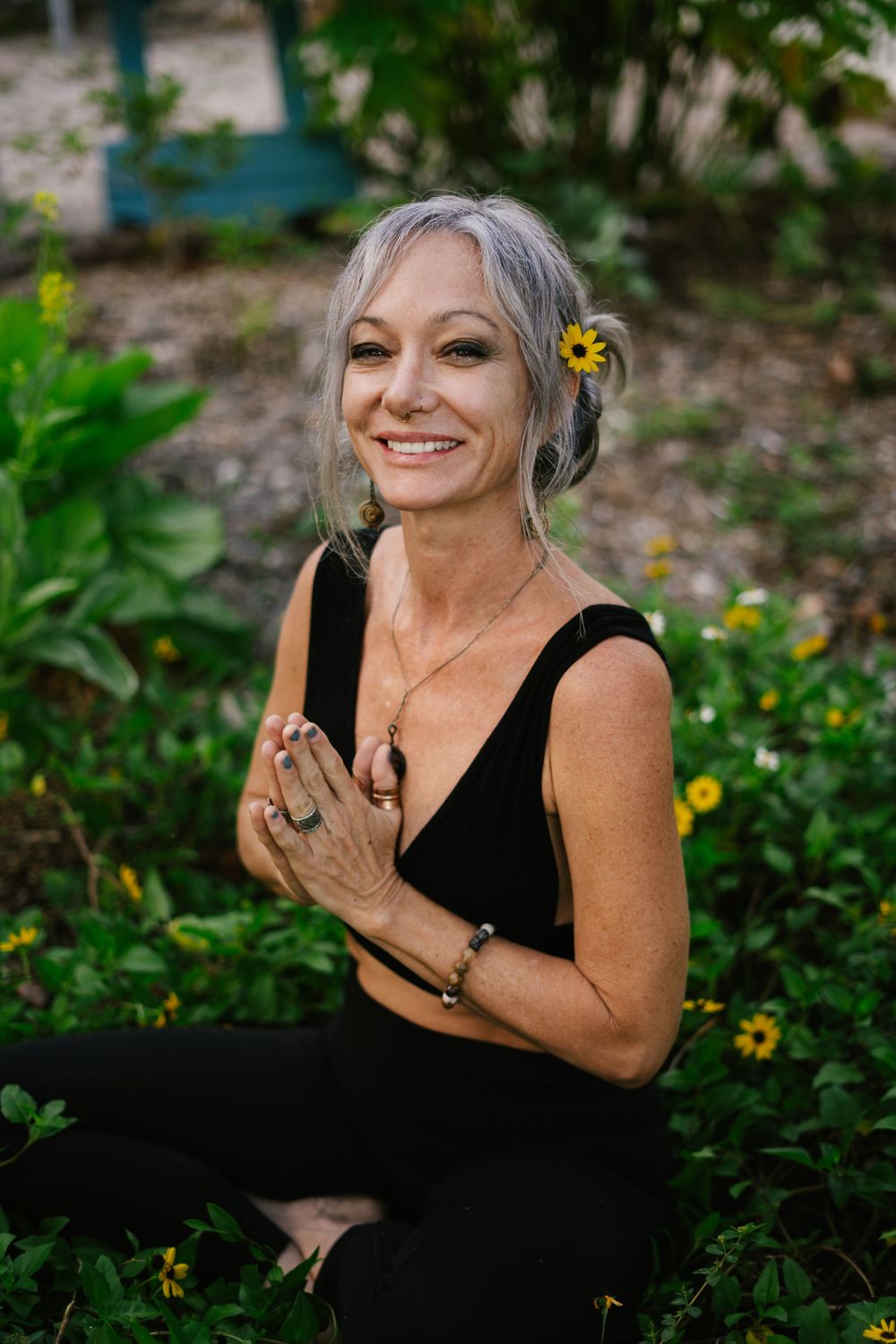 Yoga Garden Portrait Photography Melbourne Florida