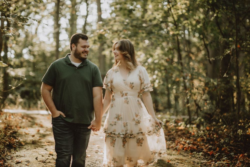 buttermilk falls pa engagement session blairsville pa photography indiana pa photographer Pennsylvania Fall Engagement, woodland