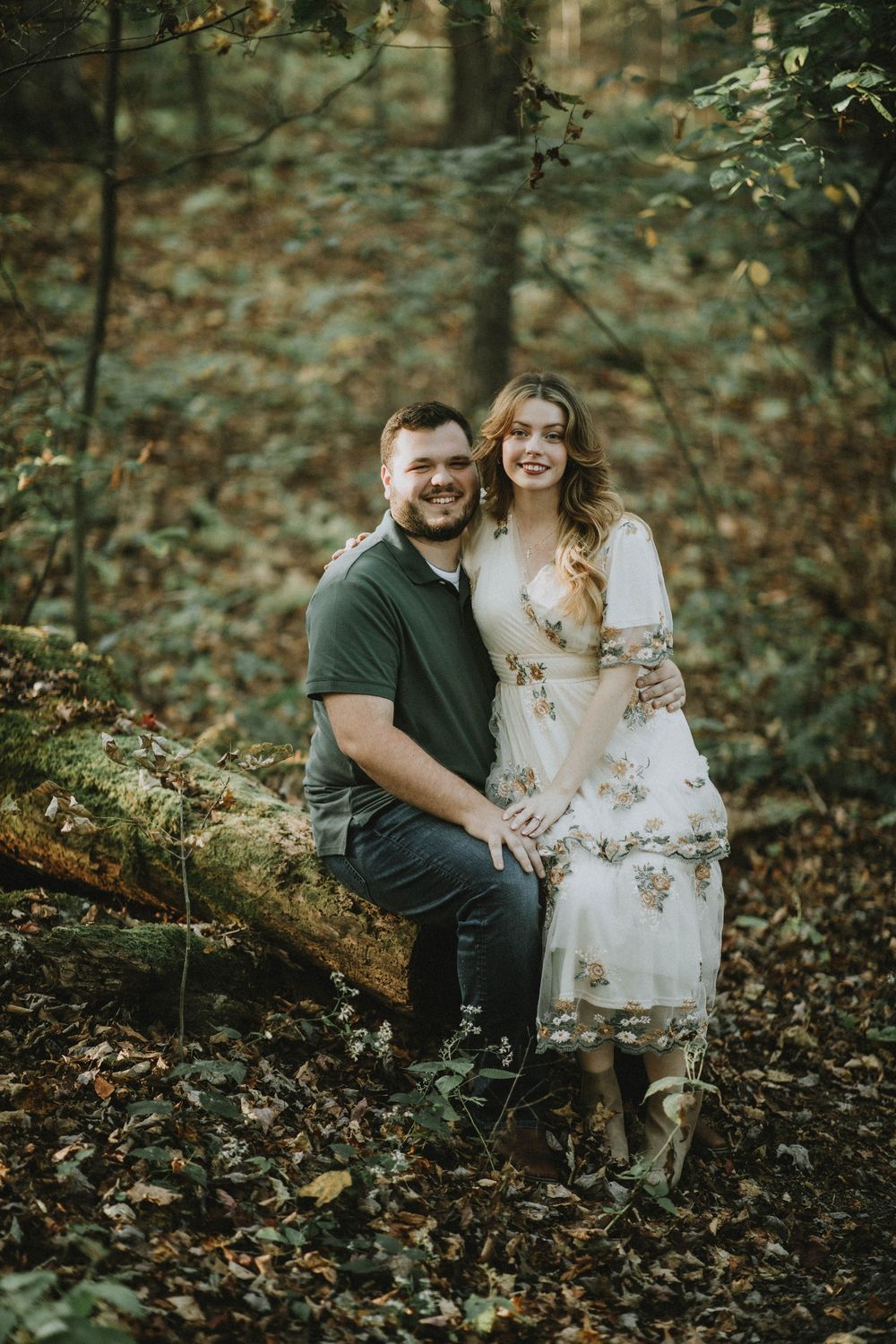 buttermilk falls pa engagement session blairsville pa photography indiana pa photographer Pennsylvania Fall Engagement, woodland