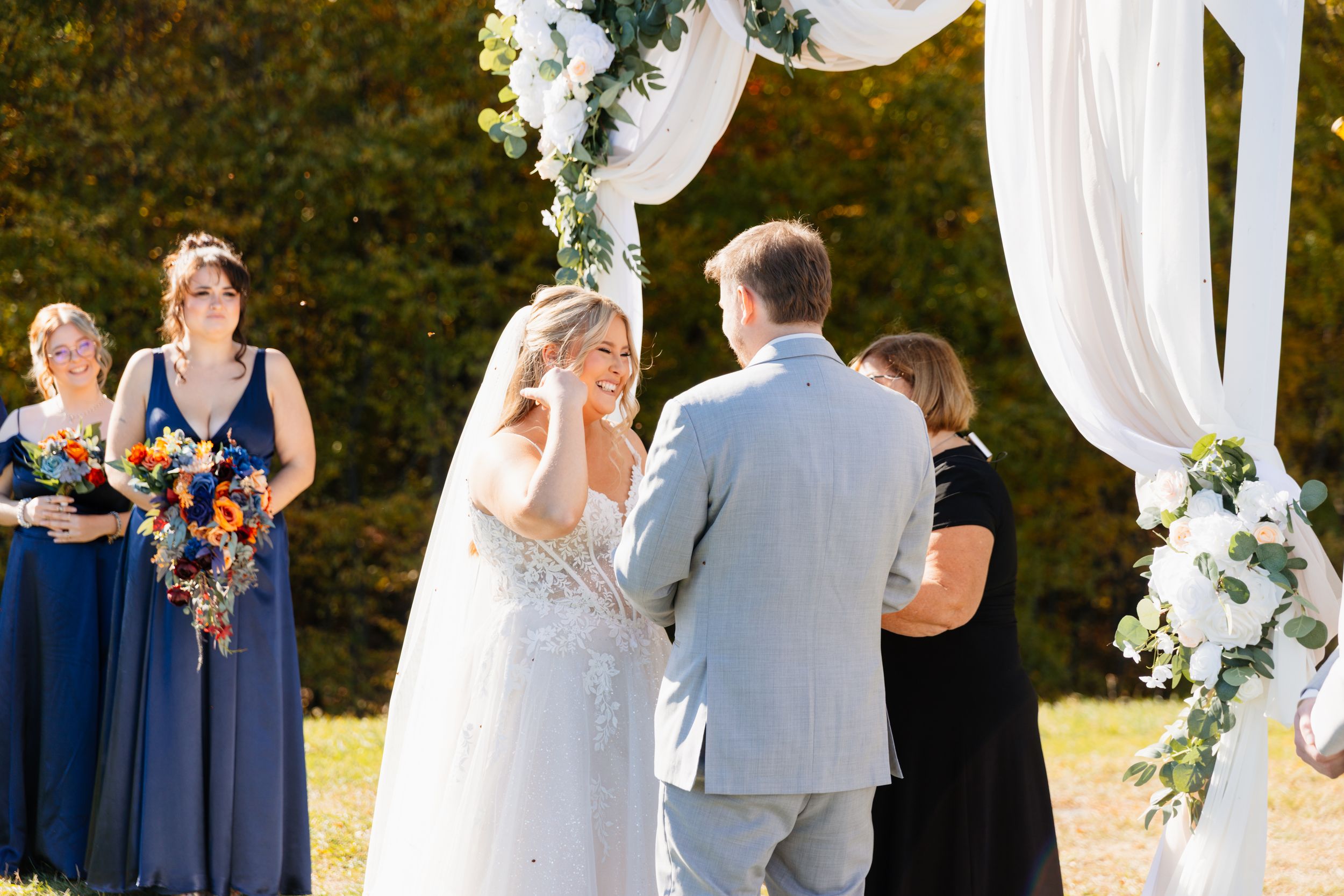 Kitz Farm Wedding Photographer NH  Southern NH Documentary Wedding Photographer NH Barn Wedding Venue Fall Wedding Ceremony New England