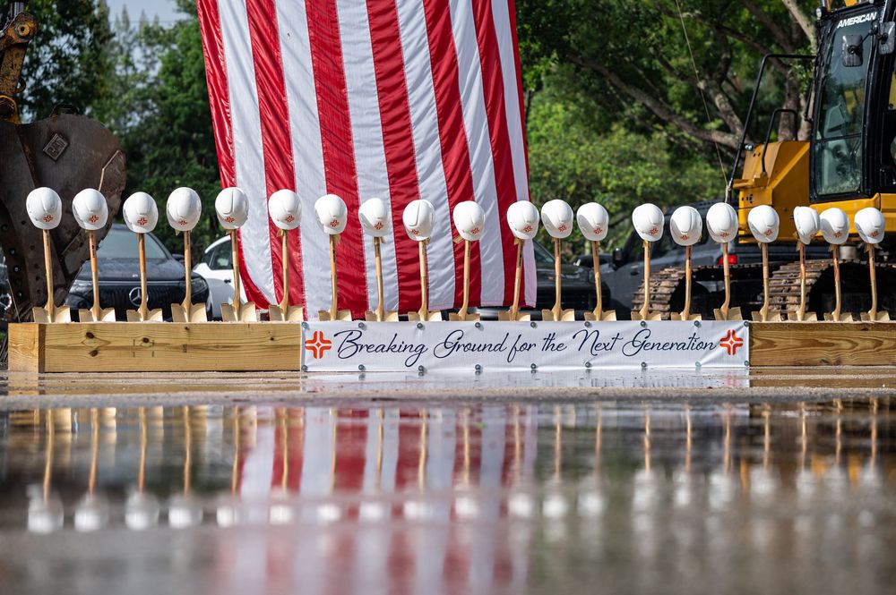 The Palm West Hospital Groundbreaking ceremony was photographed by corporate event photographers in West Palm Beach.