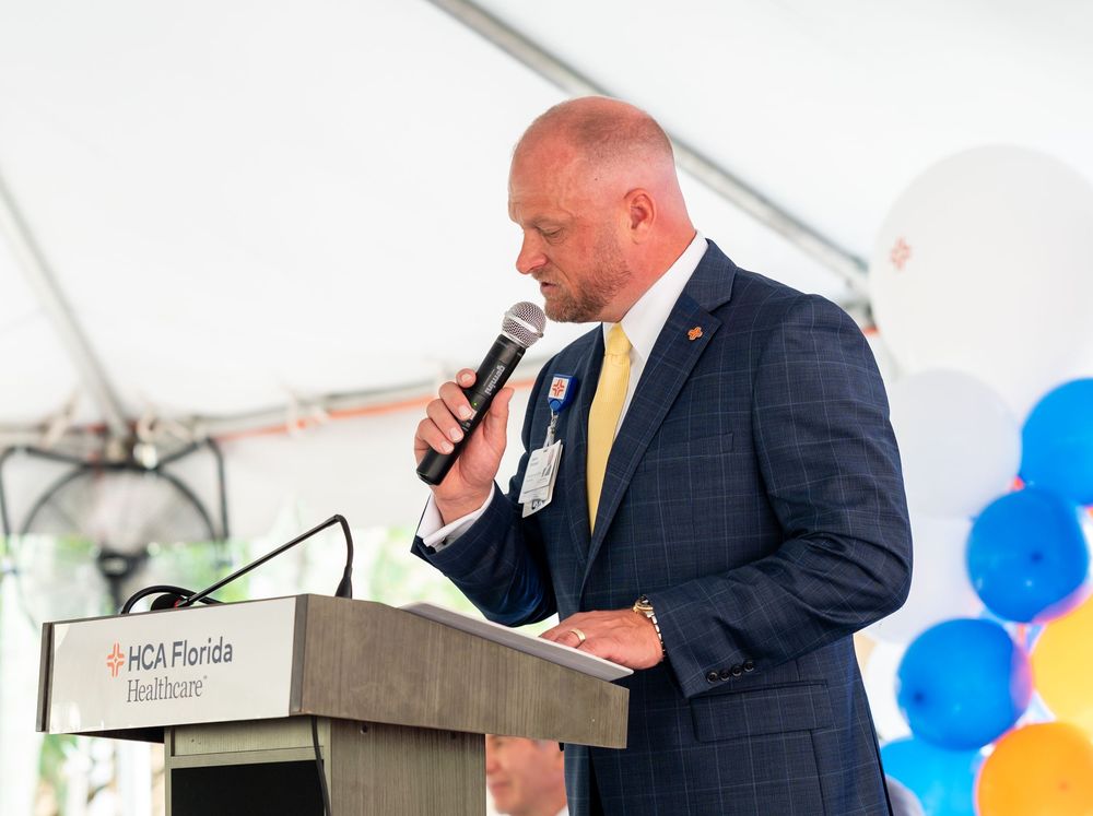 The Palm West Hospital Groundbreaking ceremony was photographed by corporate event photographers in Palm Beach.