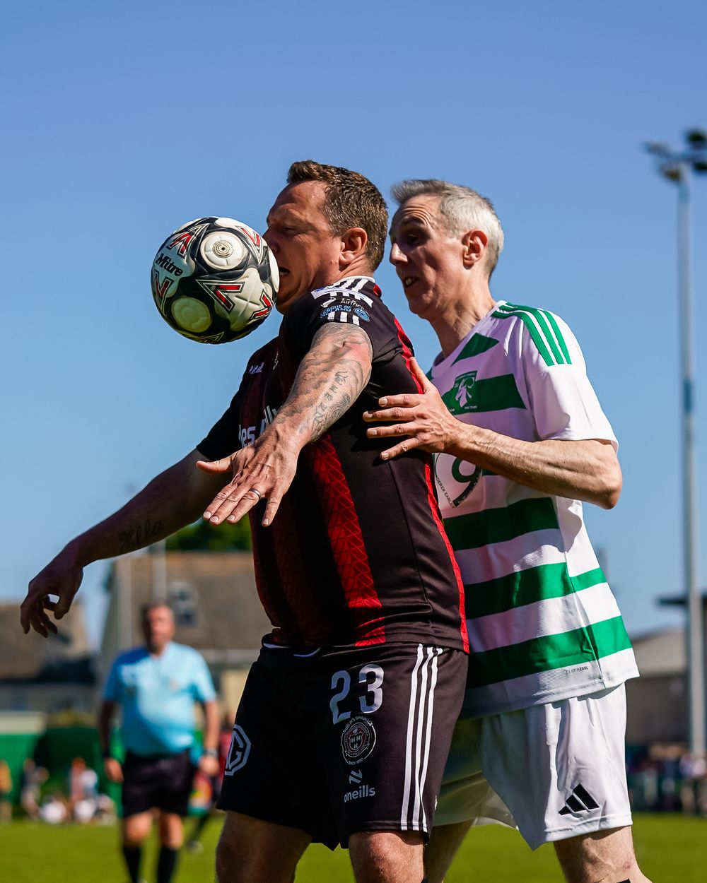 24th May,  2026

Charity match between Skerries Town FC Old Lads Selection v Bohemian FC Legends at Park Lane, Skerries.
