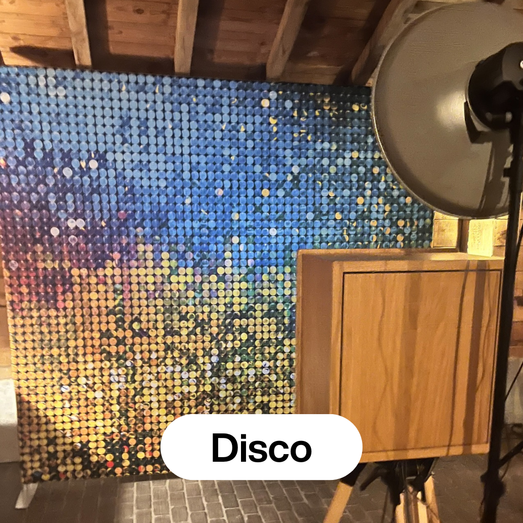 PhotoBilly backdrop disco