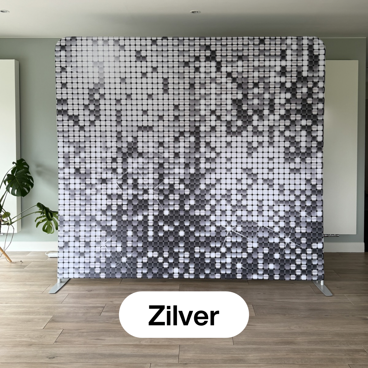 PhotoBilly backdrop Zilver