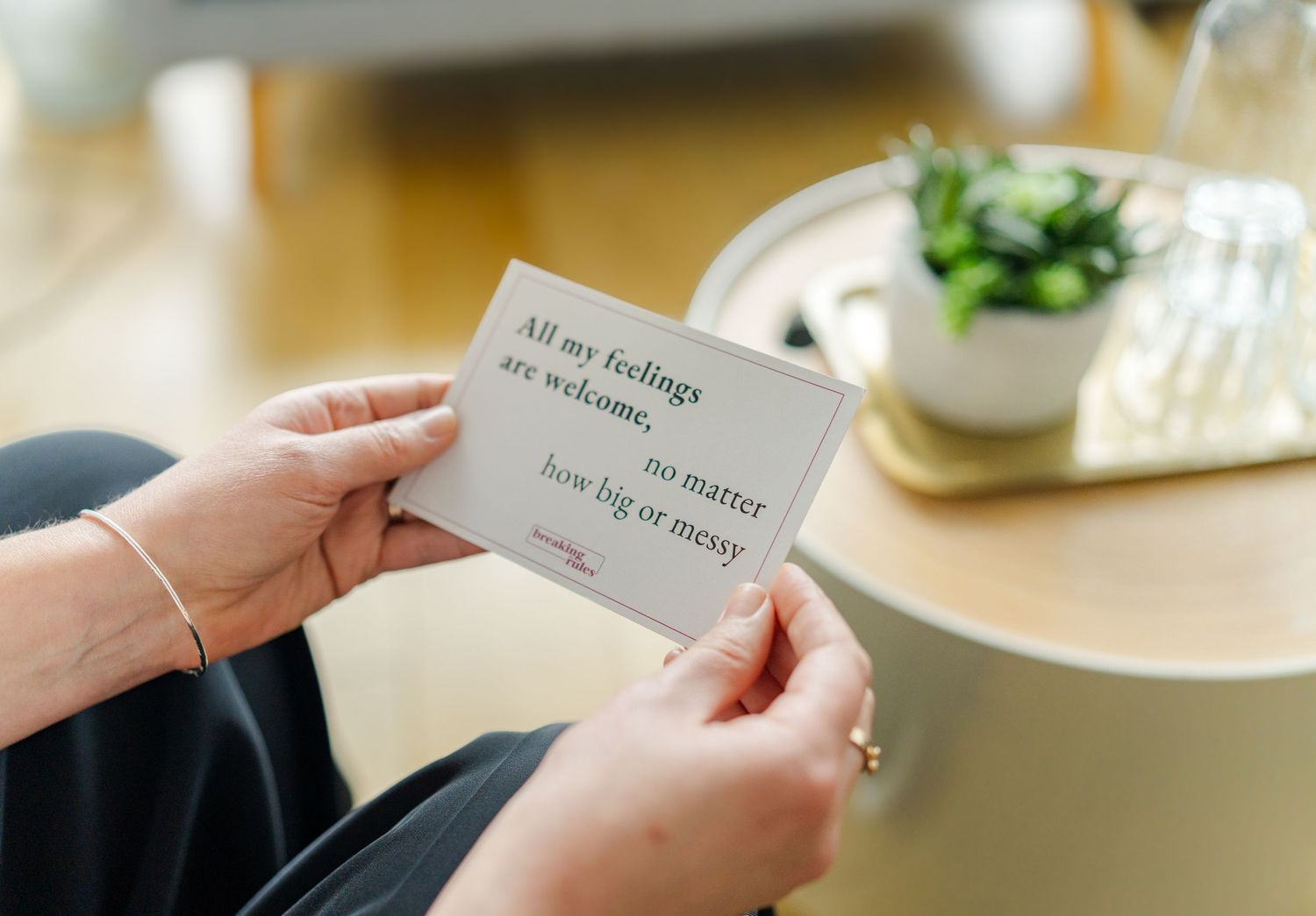 Relaxed, unfiltered branding photo reflecting a personal and honest business message