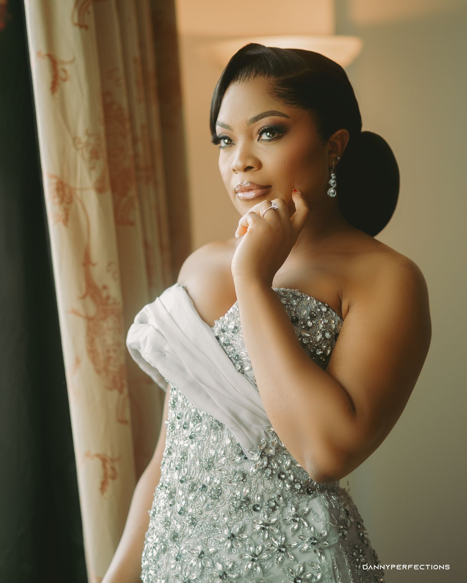Lagos wedding photographer capturing a joyful couple's special day with vibrant colors and candid moments.